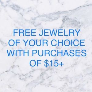 💎 Free Jewelry w/ $15+ Purchase